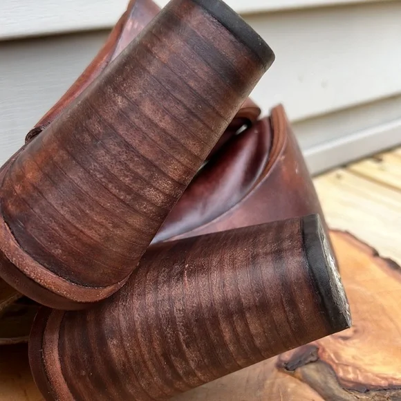 🥳 Host Pick 🥳 - BED|STU OCCAM Peep Toe Heel women size 9.5 - Picture 13 of 16